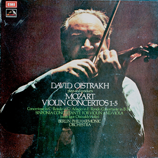 David Oistrach, Mozart, Berlin Philharmonic Orchestra – Mozart