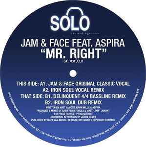 Mr Right - Jam & Face Feat. Aspira