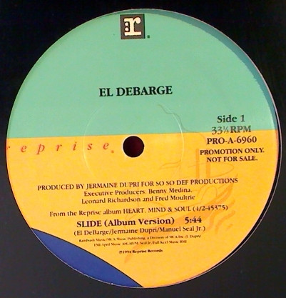 ☆CDS☆El DeBarge/Slide (Remixes)☆PROMO☆レア☆Jermaine Dupri/JD