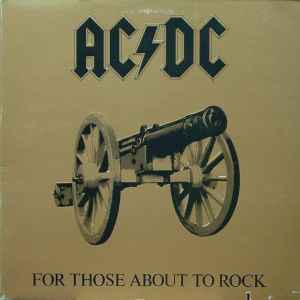 AC/DC - For Those About To Rock (We Salute You) album cover