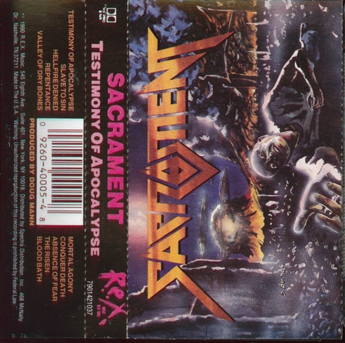 Sacrament – Testimony Of Apocalypse (1990, CD) - Discogs