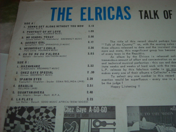 last ned album Elricas Dance Band - Talk Of The Town
