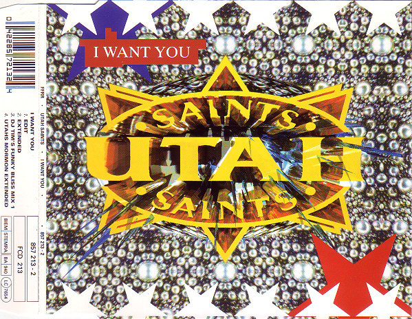 Utah Saints – I Want You (1993, Vinyl) - Discogs