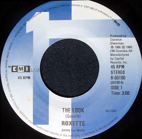 Fryse Terminal vision Roxette – The Look (1989, Vinyl) - Discogs