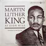 Cover of Martin Luther King - At Zion Hill, 1962, Vinyl