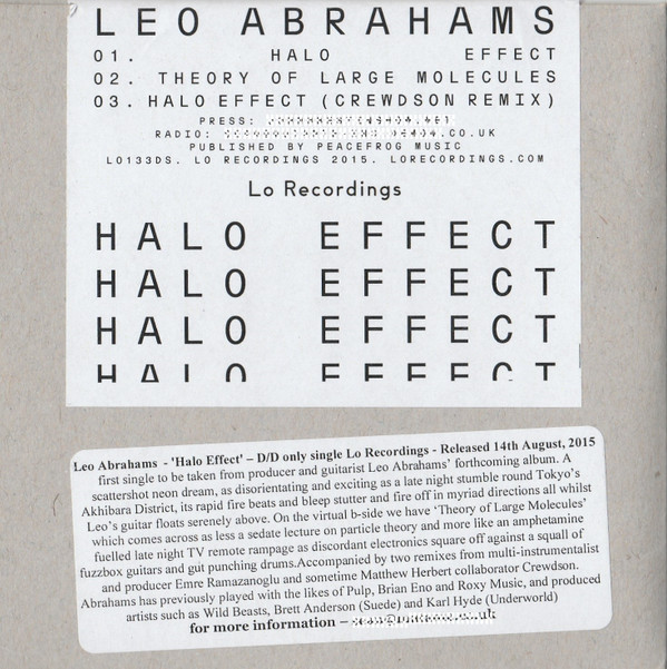 Album herunterladen Leo Abrahams - Halo Effect