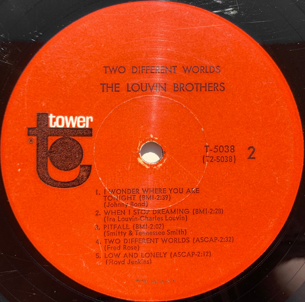baixar álbum Download The Louvin Brothers - Two Different Worlds album