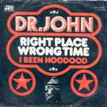 Cover of Right Place Wrong Time, 1973, Vinyl