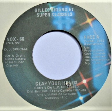 Album herunterladen Gilles Girard Et Super Classels - Clap Your Hands