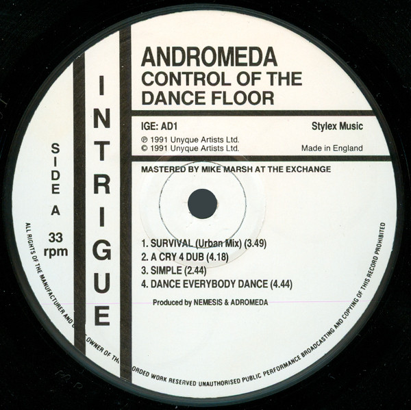ladda ner album Andromeda - Control Of The Dancefloor