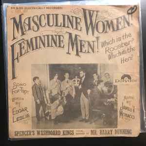 Spencers Washboard Kings - Masculine Women And Feminine Men