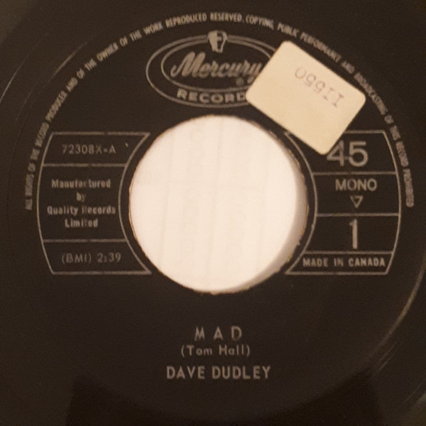ladda ner album Dave Dudley - Mad Dont Be Surprised