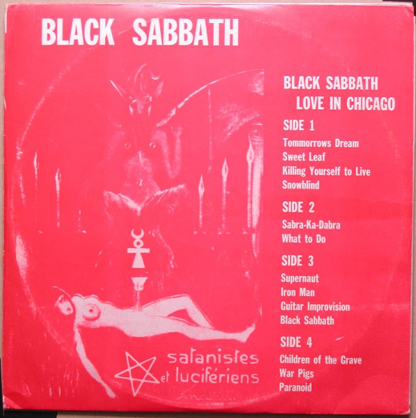 Black Sabbath - Love In Chicago | Releases | Discogs