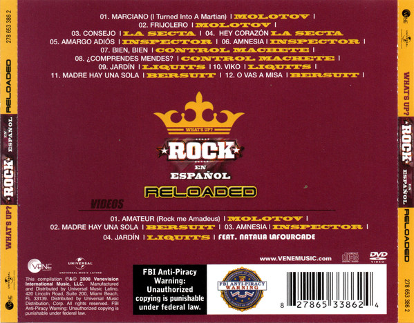 Album herunterladen Various - Whats Up Rock En Español Reloaded