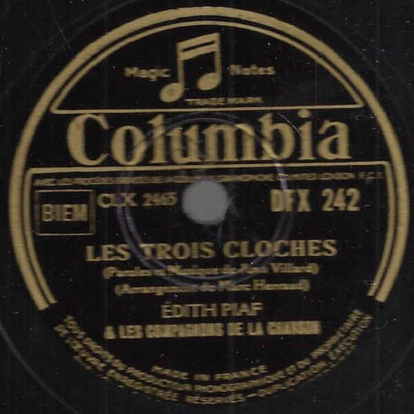 Edith Piaf Og Les Compagnons De La Chanson – Les Trois Cloches 