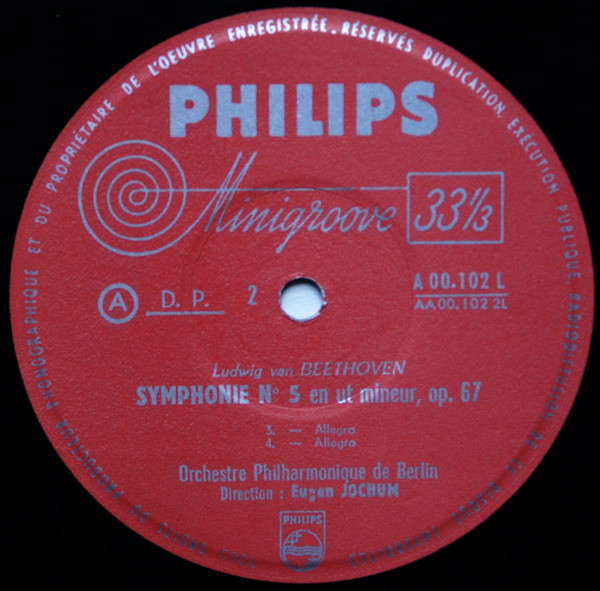 ladda ner album Beethoven Eugen Jochum, Orchestre Philharmonique De Berlin - 5eme Symphonie En Ut Mineur Op 67