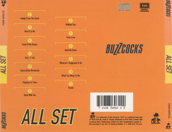 Buzzcocks - All Set | Releases | Discogs