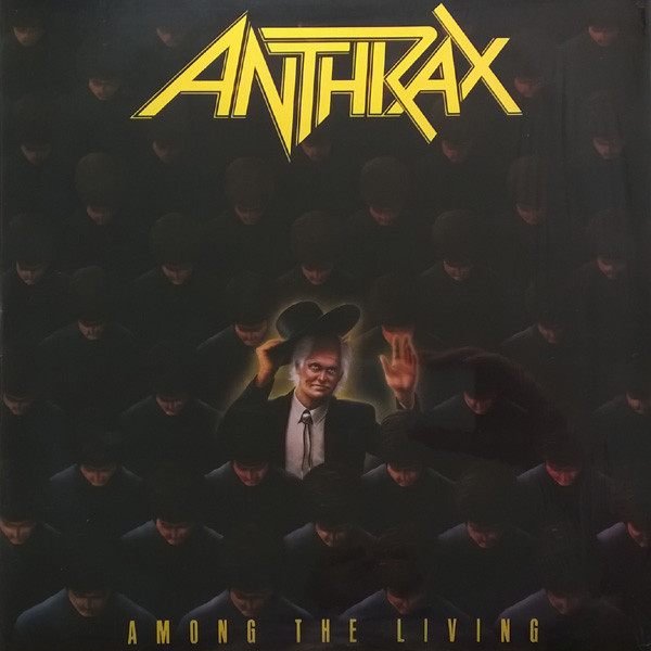 Anthrax – Among The Living (2014, Orange / Black Marbled, Vinyl 