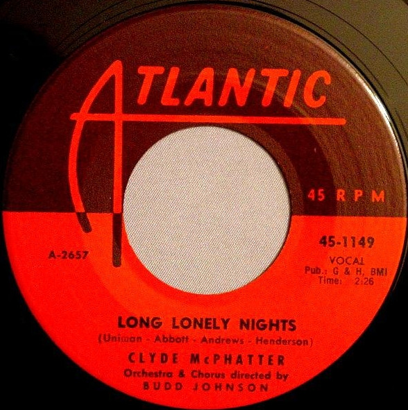 Clyde McPhatter – Long Lonely Nights / Heartaches (1957, Vinyl