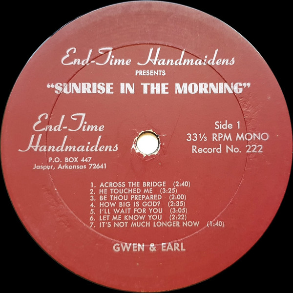 ladda ner album Gwen Shaw, Earl Bergman - Sunrise In The Morning