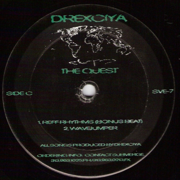 Drexciya – The Quest (1997, Blue Font, Vinyl) - Discogs