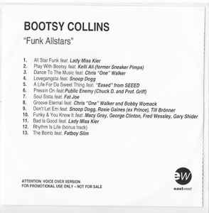 Bootsy Collins - Funk Allstars album cover