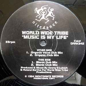 World Wide Tribe - Music Is My Life album cover