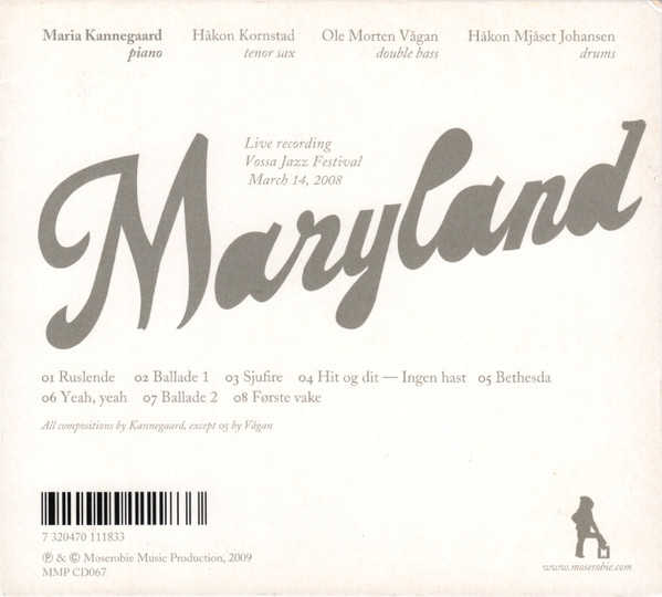 lataa albumi Maryland - Maryland