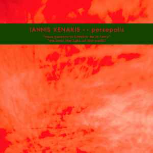 Iannis Xenakis - Persepolis album cover