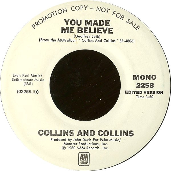 baixar álbum Collins And Collins - You Made Me Believe