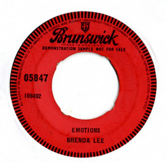 Brenda Lee – Emotions (1960, Vinyl) - Discogs