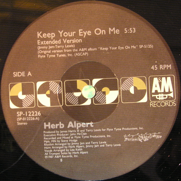 descargar álbum Herb Alpert - Keep Your Eye On Me