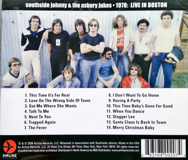 télécharger l'album Southside Johnny & The Asbury Jukes - 1978 Live In Boston