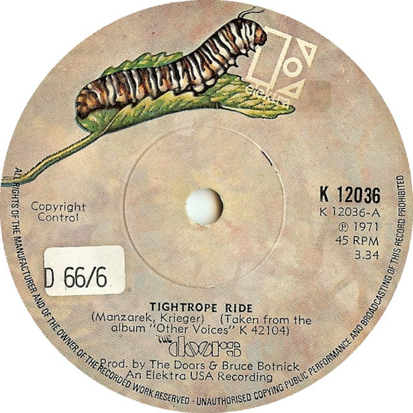 The Doors – Tightrope Ride (1972, Vinyl) - Discogs