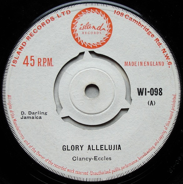Clancy Eccles / Roland Alphonso And His Upsetters - Glory 
