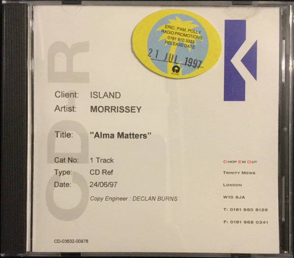 Morrissey - Alma Matters | Releases | Discogs