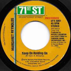 Margaret Reynolds - Keep On Holding On album cover