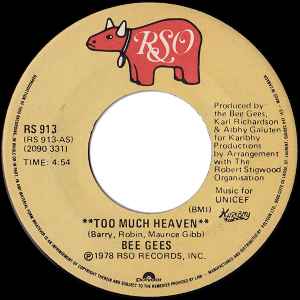 Too Much Heaven (Vinyl, 7