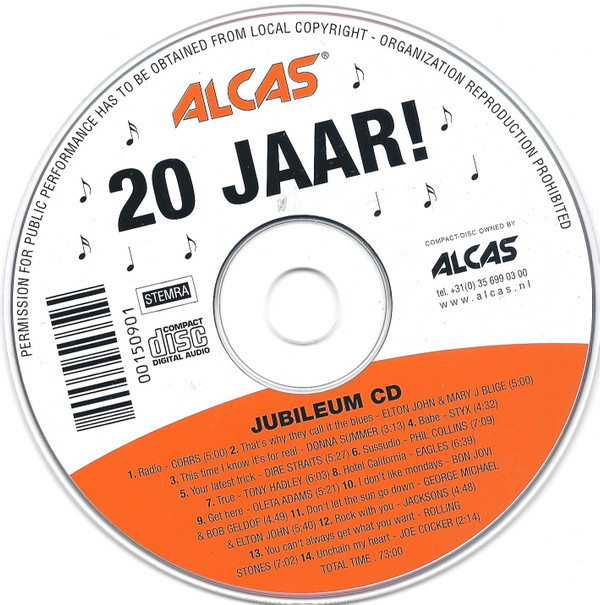 descargar álbum Various - 20 Jaar Jubileum CD