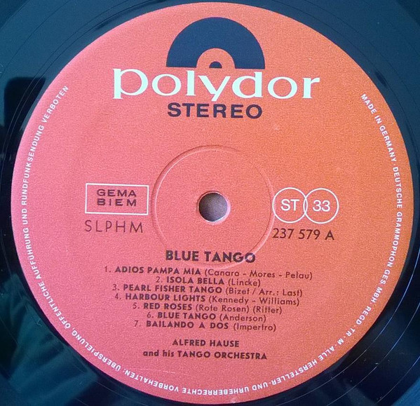 last ned album Alfred Hause And His Tango Orchestra - Blue Tango