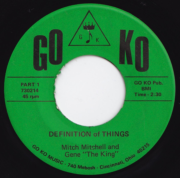 descargar álbum Mitch Mitchell And Gene The King - Definition Of Things
