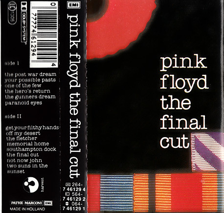 1983 Pink Floyd-the Final Cut Cassette, 1C 264-65 042, European Release -   Hong Kong