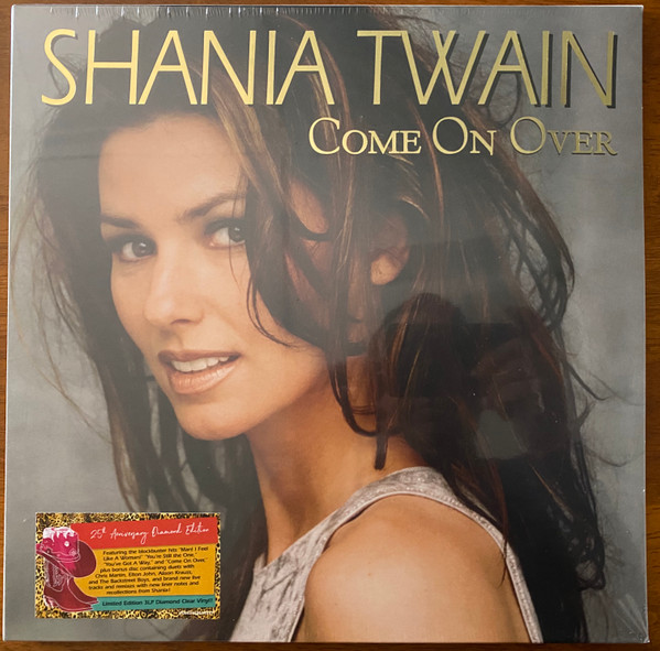 25th anniversary edition of Shania Twain's 'Come On Over' features Elton  John, Backstreet Boys and Chris Martin –