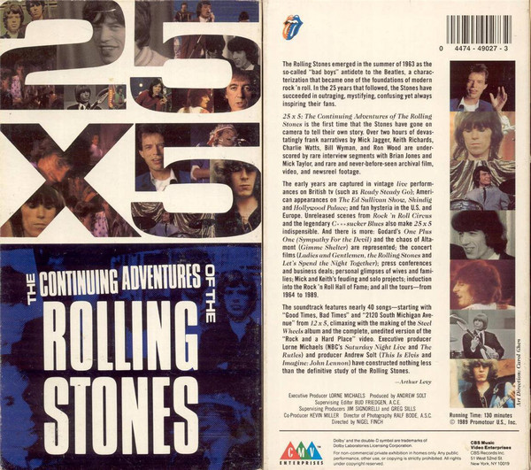 The Rolling Stones – 25X5 - The Continuing Adventures Of The 