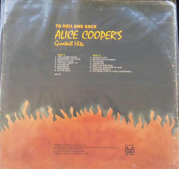 descargar álbum Alice Cooper - To Hell And Back Alice Coopers Greatest Hits