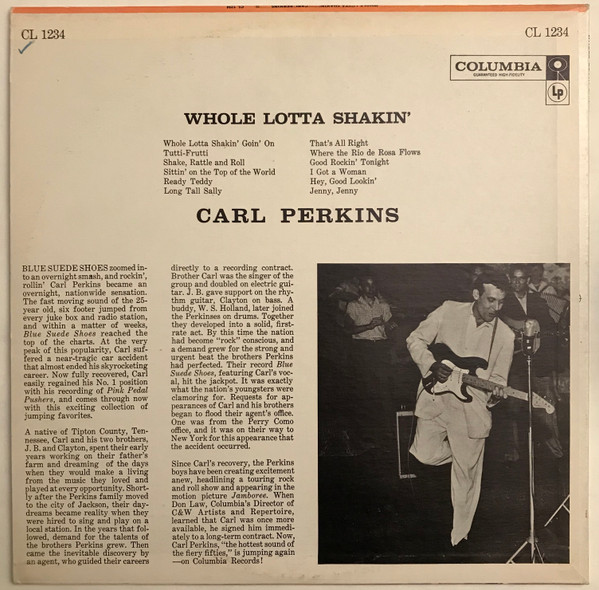 Carl Perkins - Whole Lotta Shakin' | Columbia (CL 1234) - 2