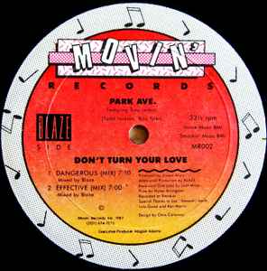Park Avenue - Don't Turn Your Love album cover