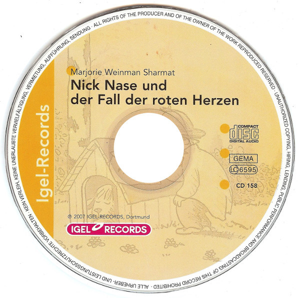 baixar álbum Marjorie Weinman Sharmat - Nick Nase Und Der Fall Der Roten Herzen