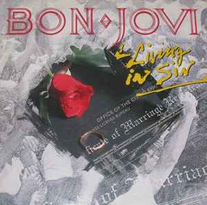 Bon Jovi - Living In Sin album cover