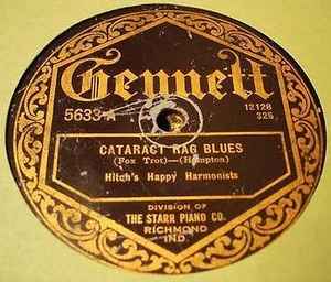 Hitch's Happy Harmonists - Cataract Rag Blues / Nightingale Rag Blues album cover